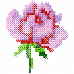 Cross Stitches Embroidery Design 10